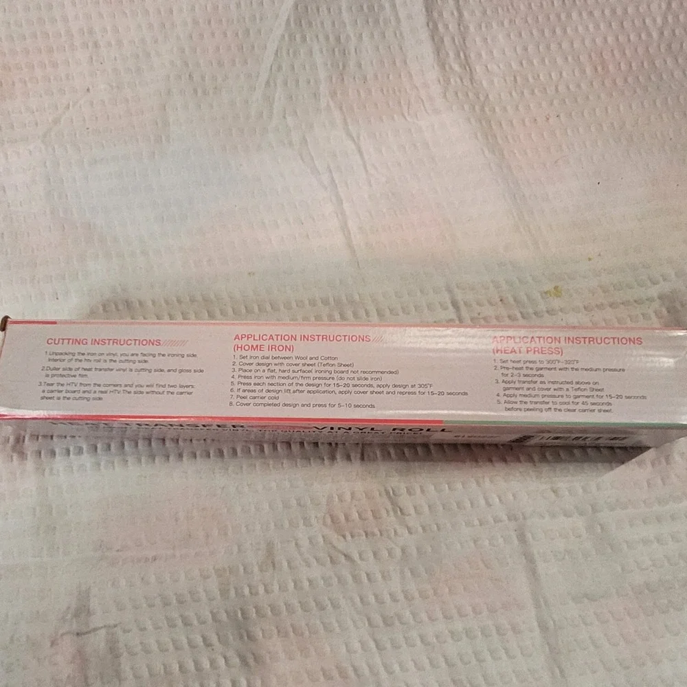 HTVRONT Rainbow White Glitter Heat Transfer Vinyl Roll 12